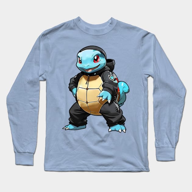 Squirt Turtle hoodie Long Sleeve T-Shirt by CodigoCero